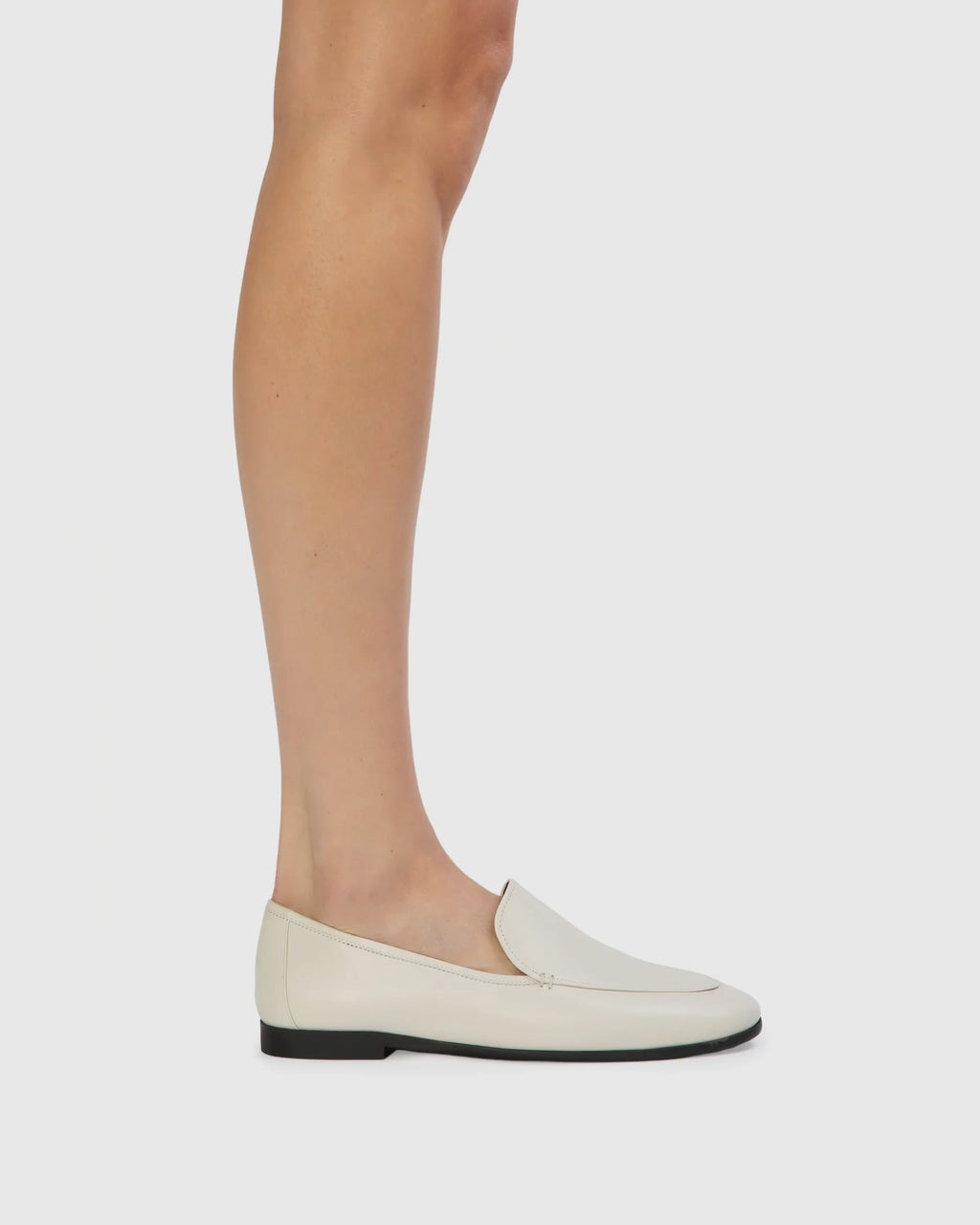 Black Suede Studio Allie Loafer