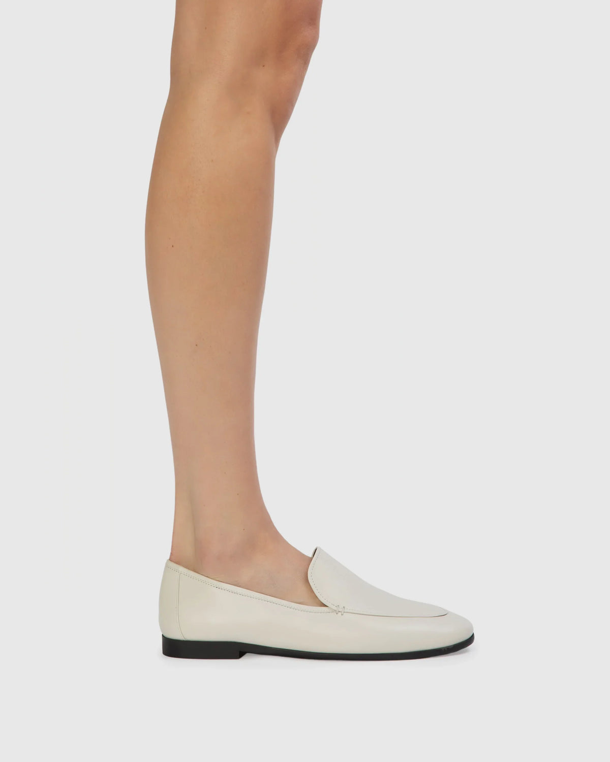 Black Suede Studio Allie Loafer