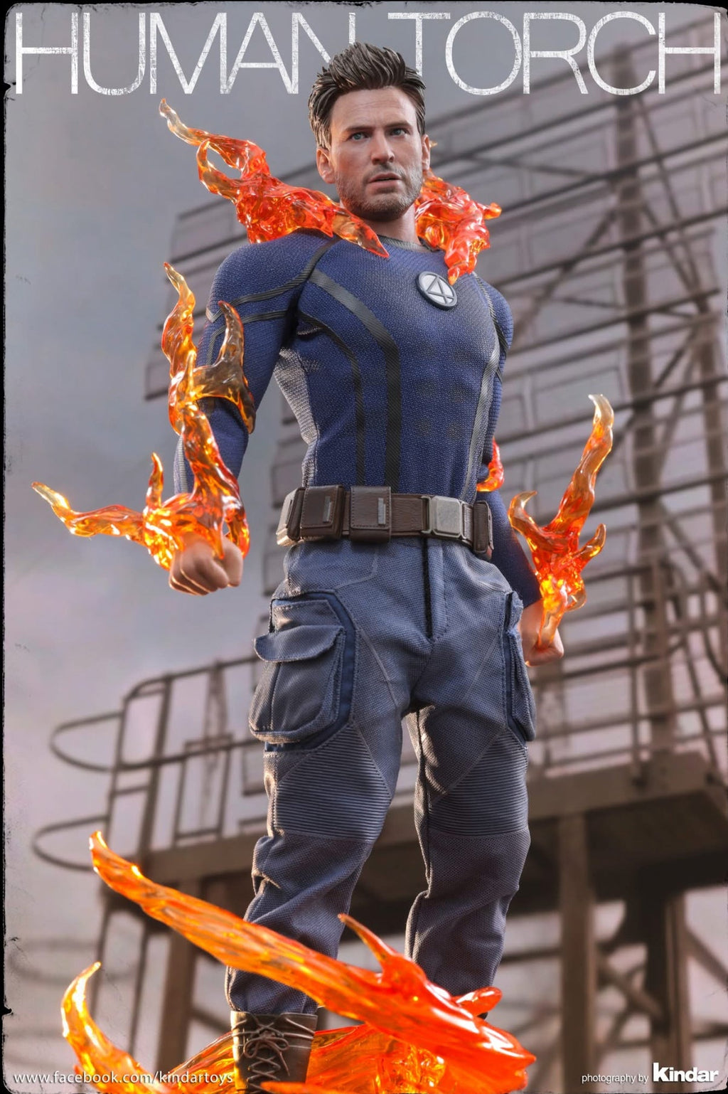 READY🔥Hot Toys MMS789 Deadpool & Wolverine 1/6th scale Human Torch Collectible Figure