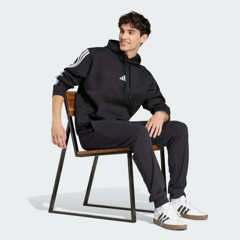 Men's adidas Essentials 3-Stripes Fleece Hoodie