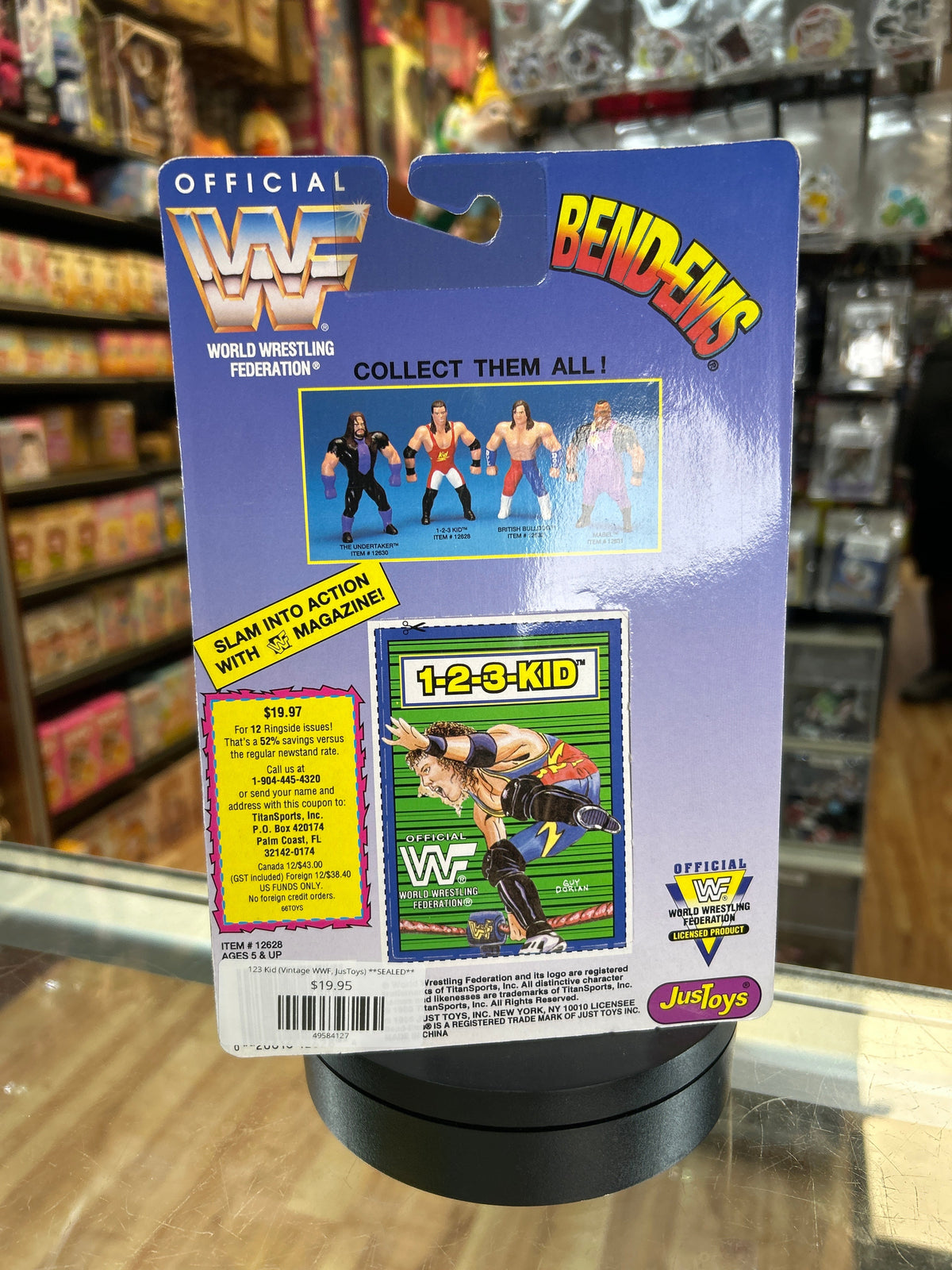 123 Kid (Vintage WWF, JusToys) **SEALED**