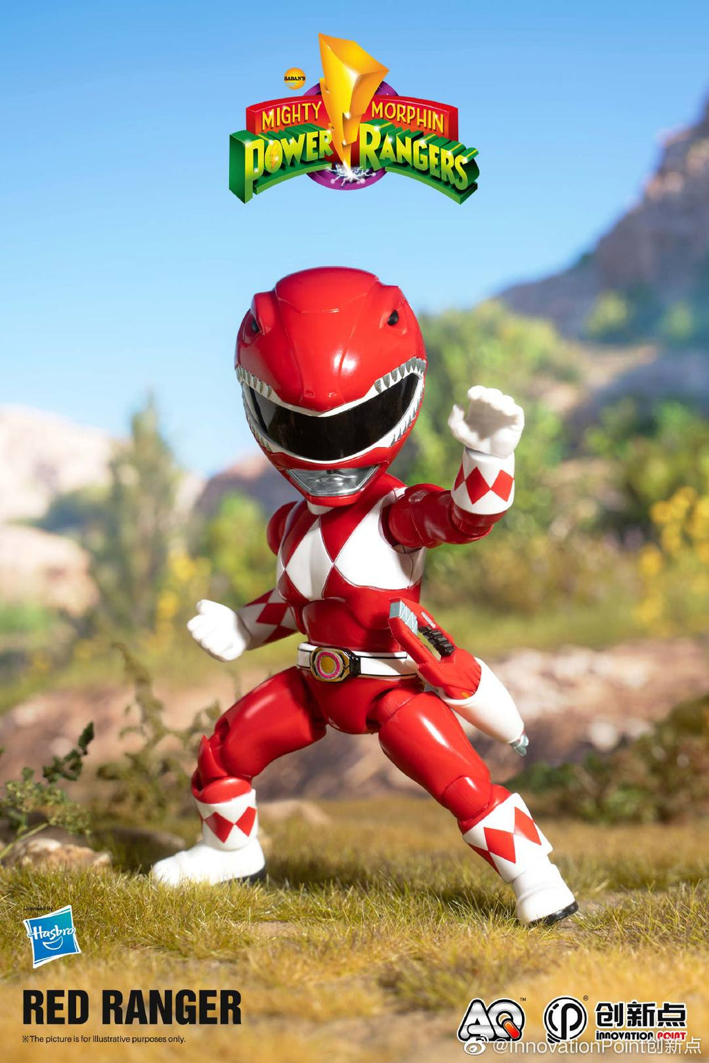 Action Q Mighty Morphin Red Ranger
