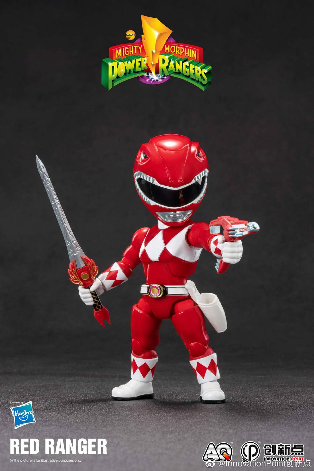 Action Q Mighty Morphin Red Ranger