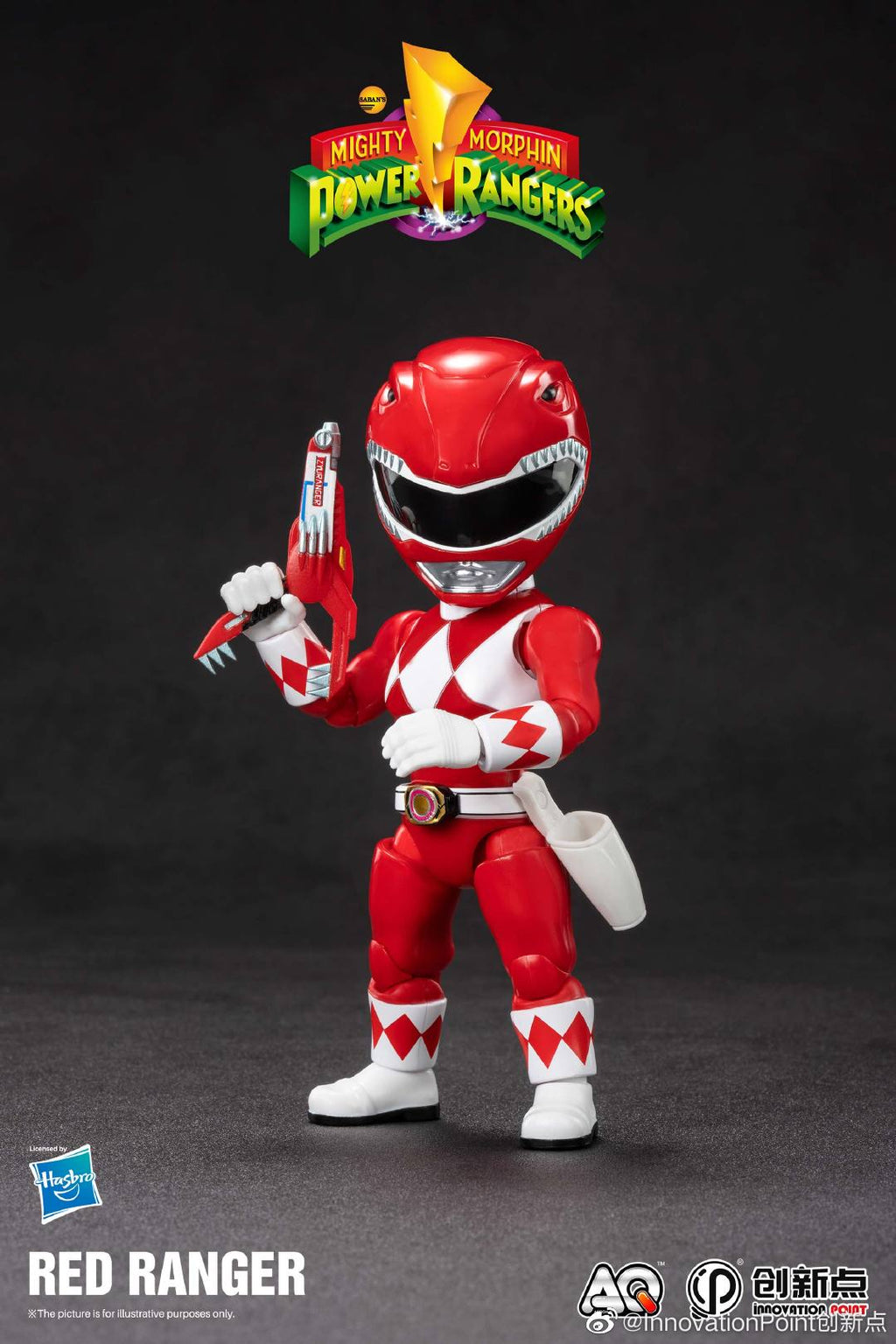 Action Q Mighty Morphin Red Ranger