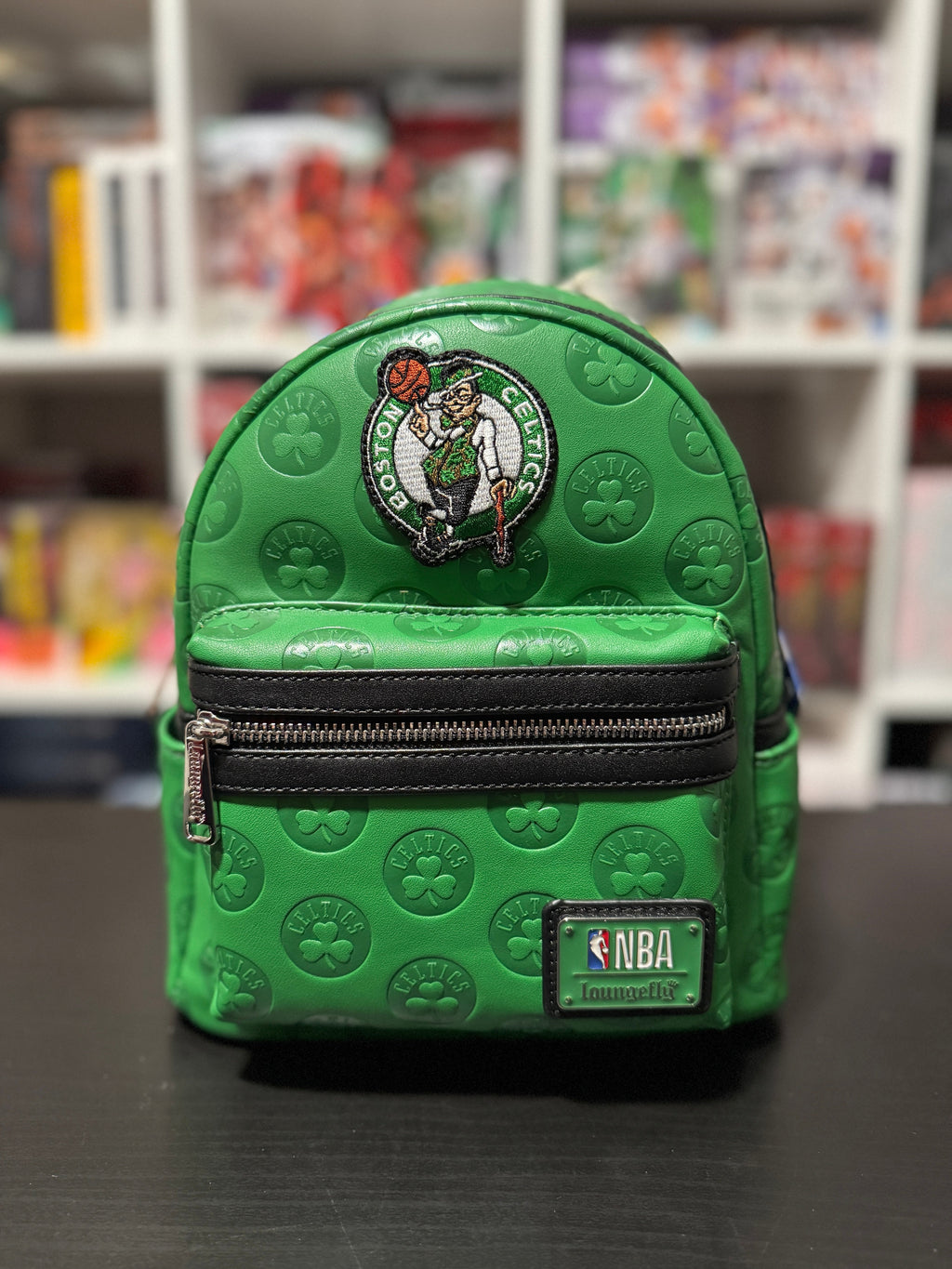 NBA Boston Celtics Debossed Logo Mini Sports Backpack by Loungefly