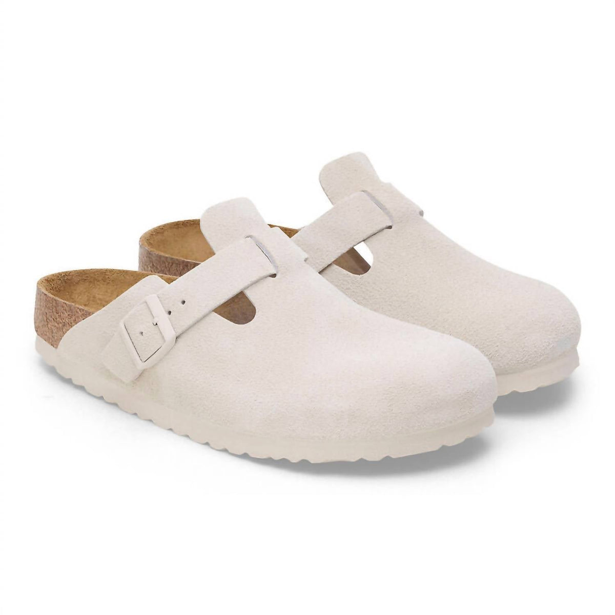 Women's Boston Antique Soft Foot Bed In White