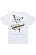 Dayte Nite White Graphic T-Shirt