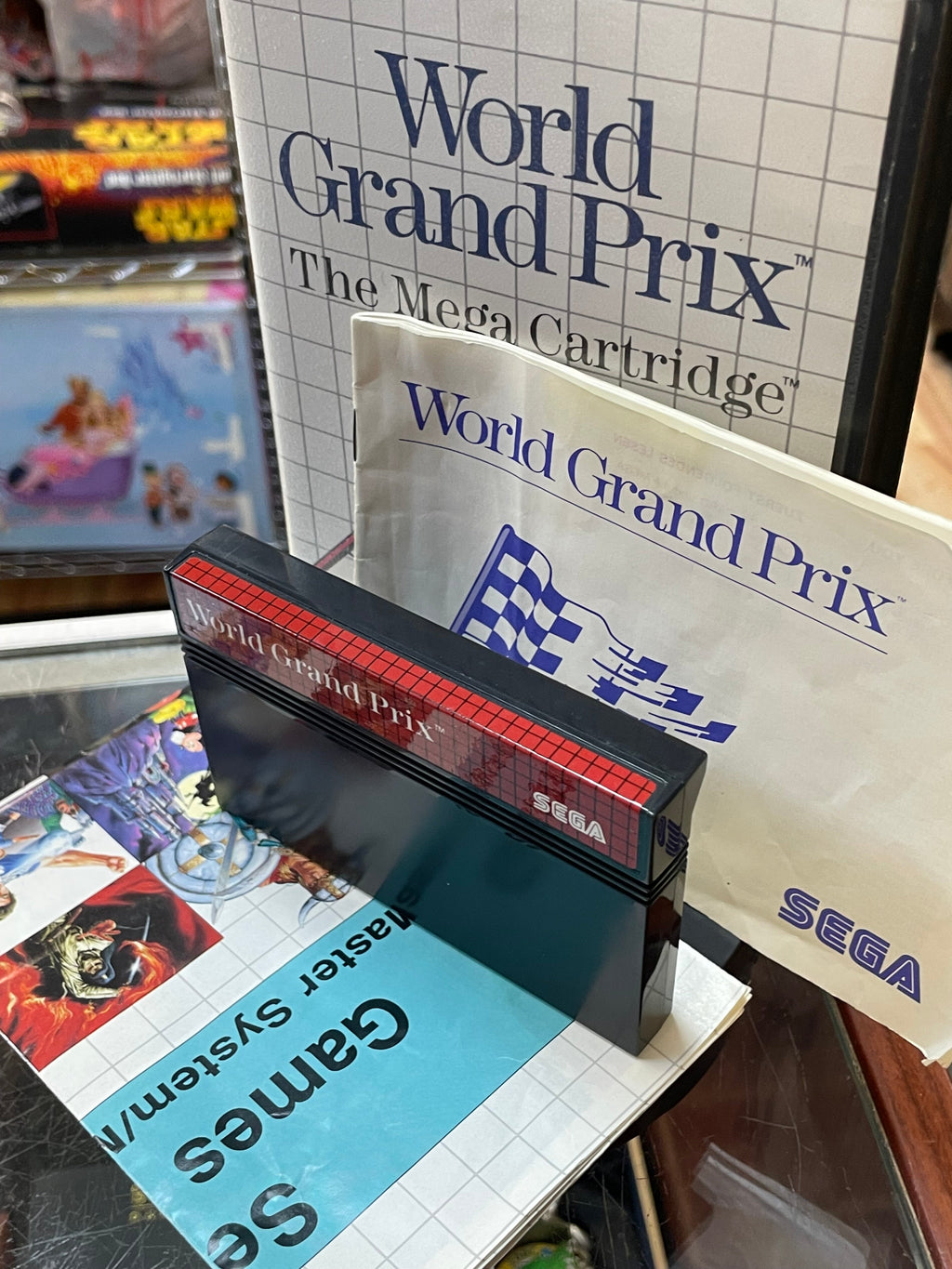World Grand Prix (SEGA Master System SMS, Video Games) **COMPLETE**