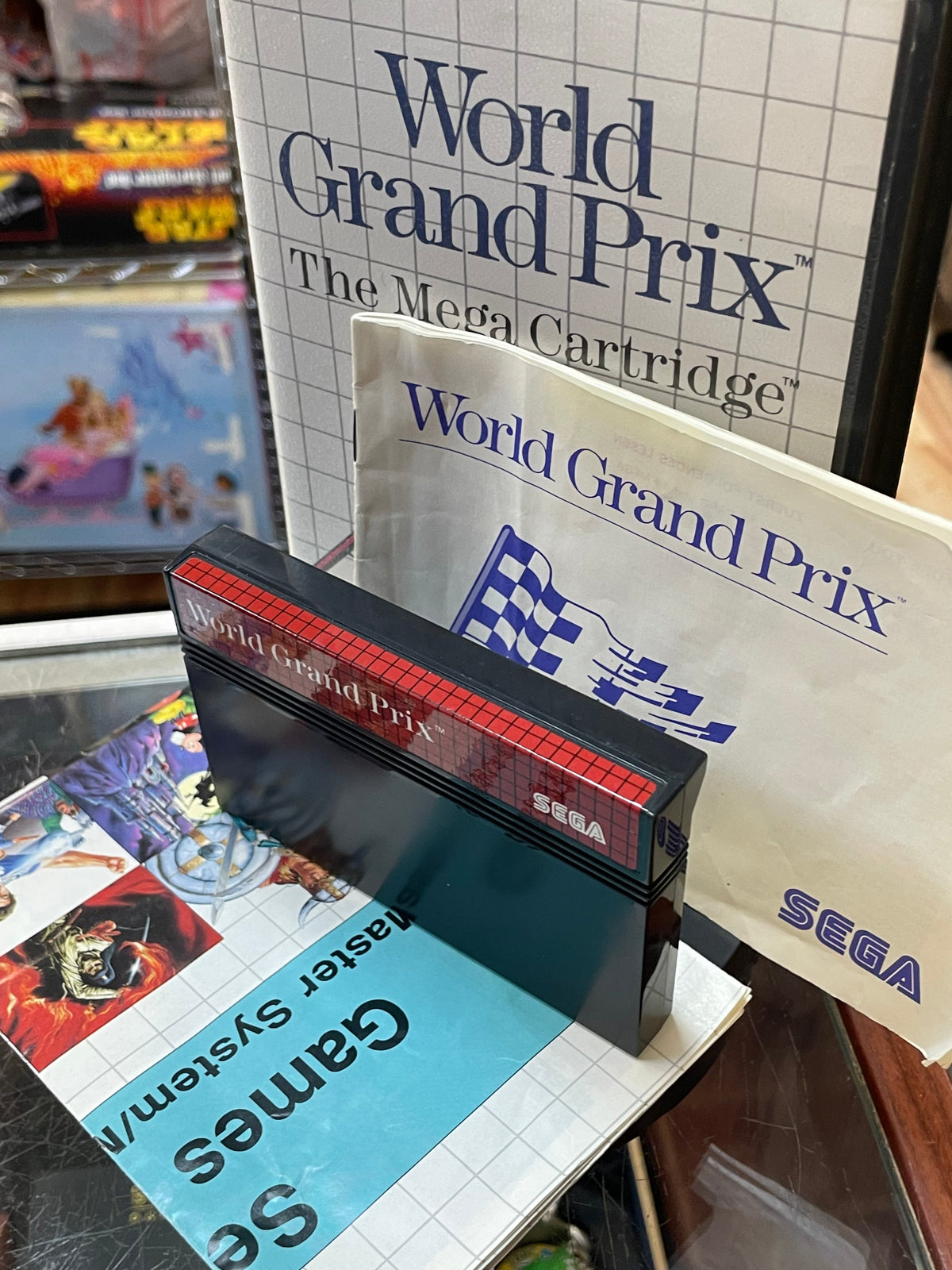 World Grand Prix (SEGA Master System SMS, Video Games) **COMPLETE**