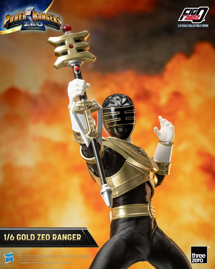 FigZero Gold Zeo Power Ranger - Power Rangers Zeo