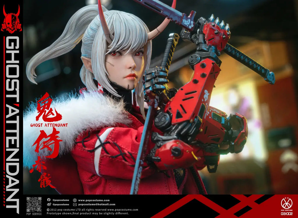 Ghost Attendant: Scarlet Blade Shura Akamaku Red Remains