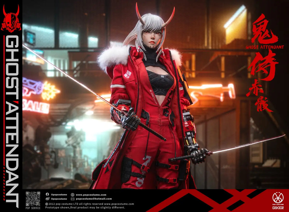 Ghost Attendant: Scarlet Blade Shura Akamaku Red Remains