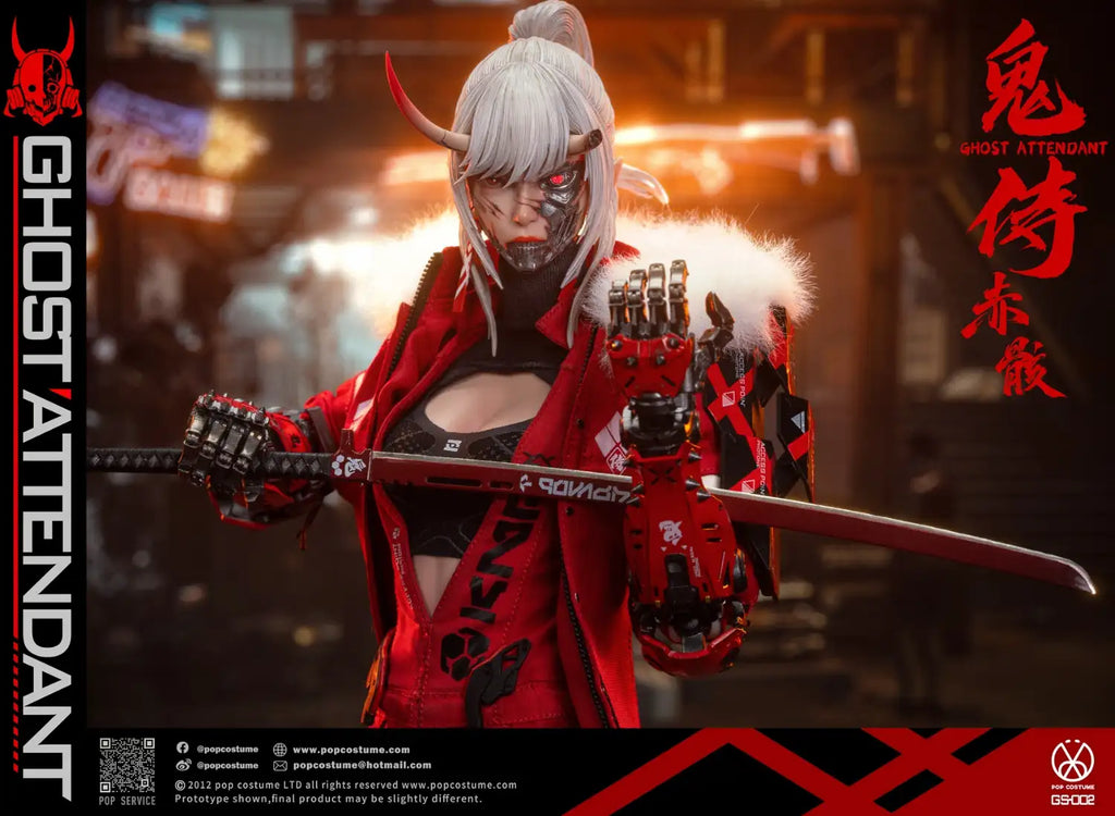 Ghost Attendant: Scarlet Blade Shura Akamaku Red Remains