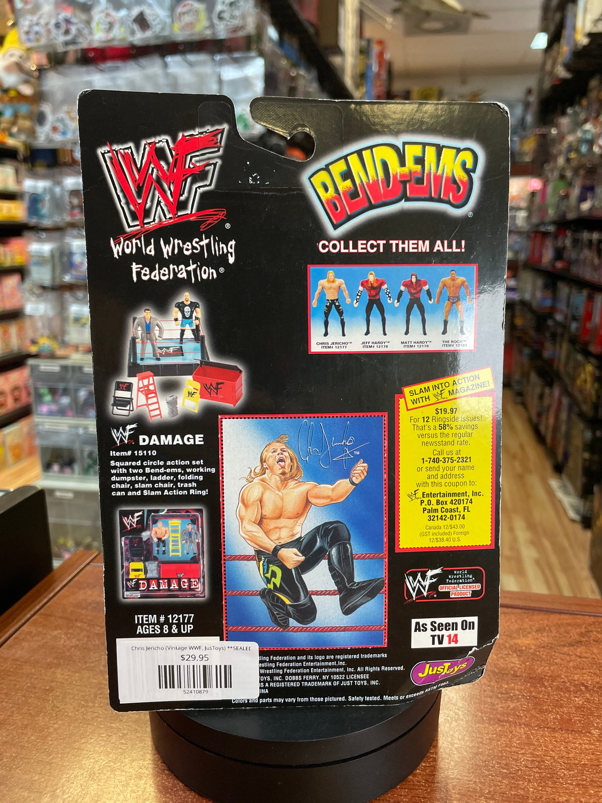 Chris Jericho (Vintage WWF, JusToys) **SEALED**