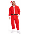 Men's Santa Jumpsuit With Fur