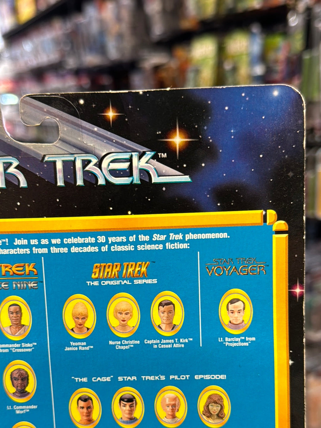LT Reginald Barclay LE 3,000 (Vintage Star Trek, Playmates) SEALED