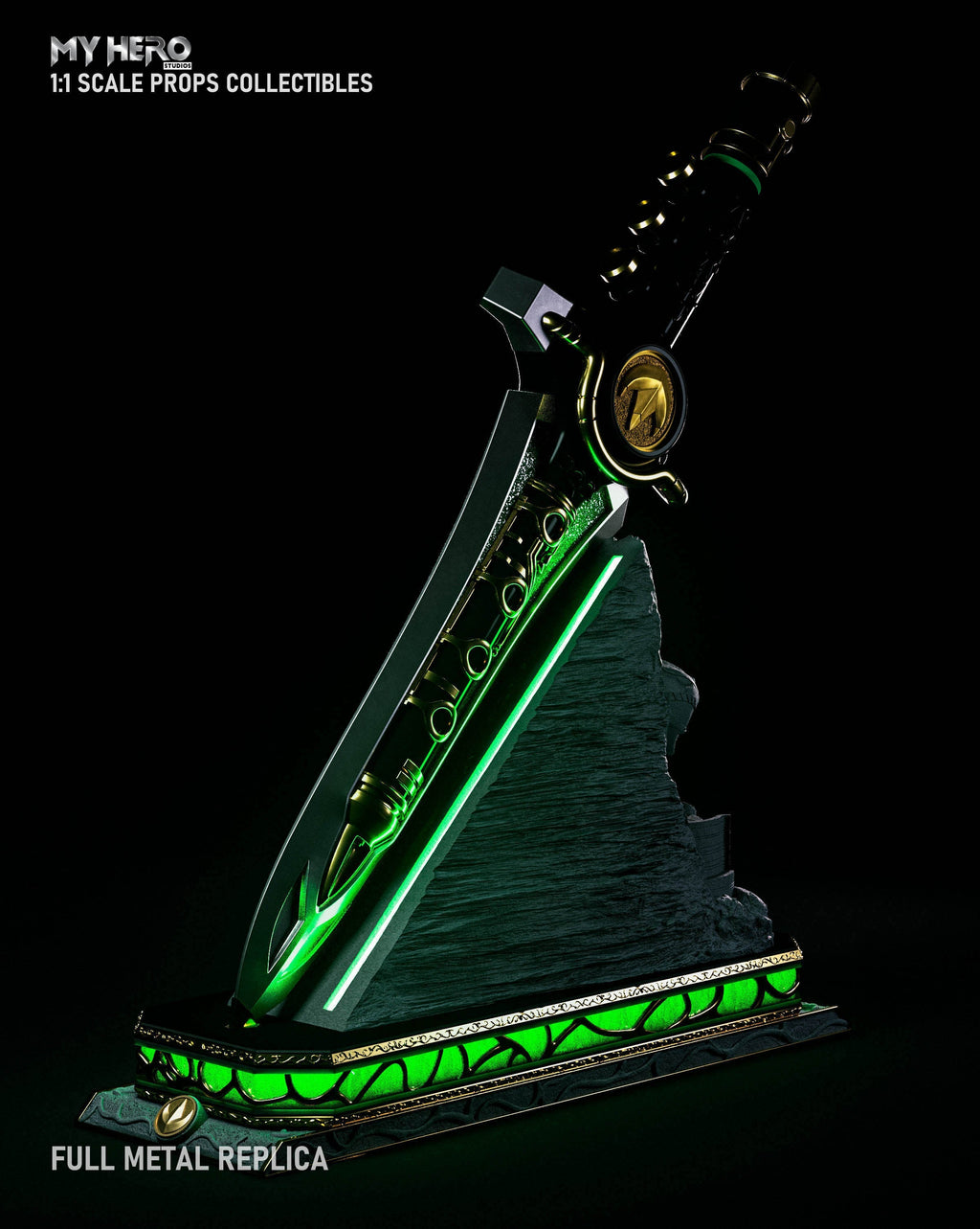 My Hero Studios 1:1 Scale Green Ranger Dragon Dagger