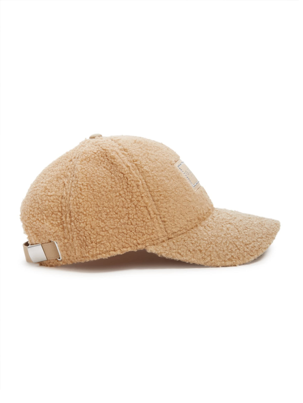 Rhinestone Sherpa Baseball Hat