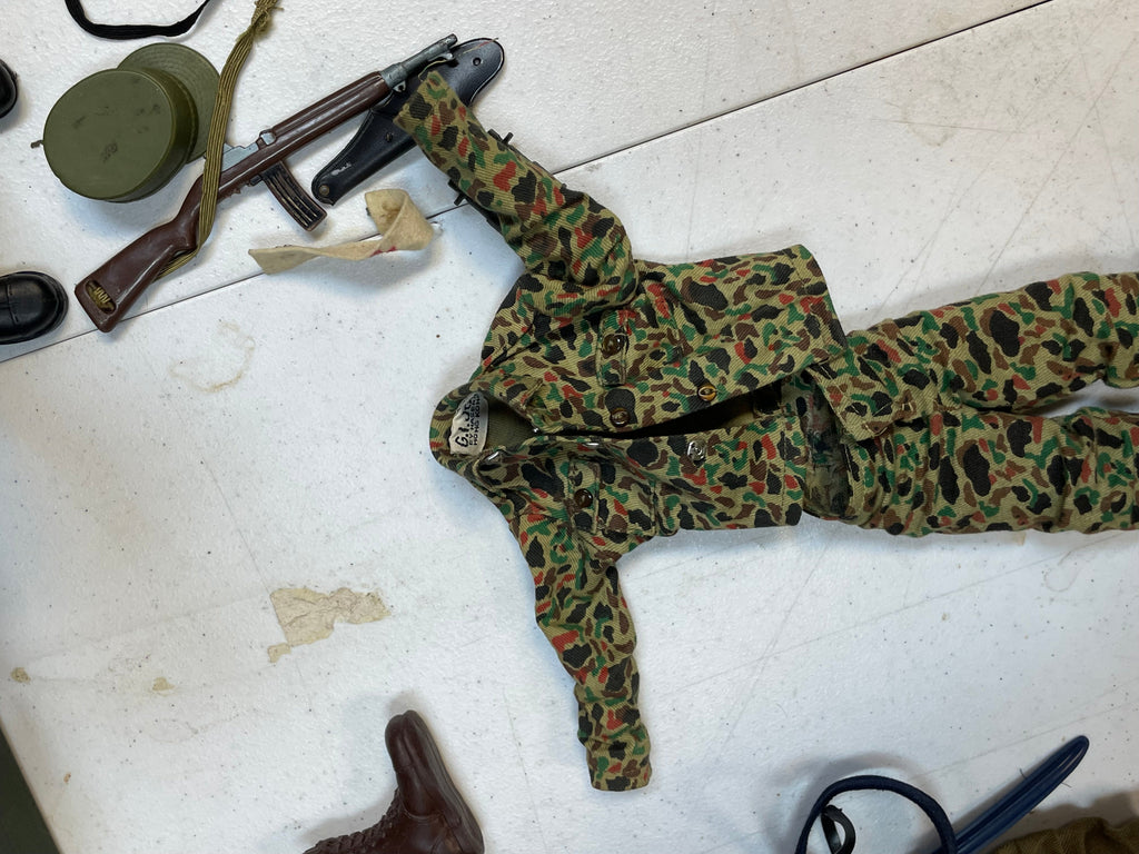 Action Marine with Foot Locker (Vintage 12” GI Joe, Hasbro) **Original**