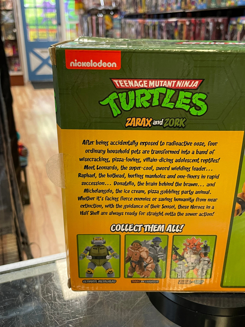Zarax & Zork 1799 (NECA, TMNT Ninja Turtles) *SEALED*