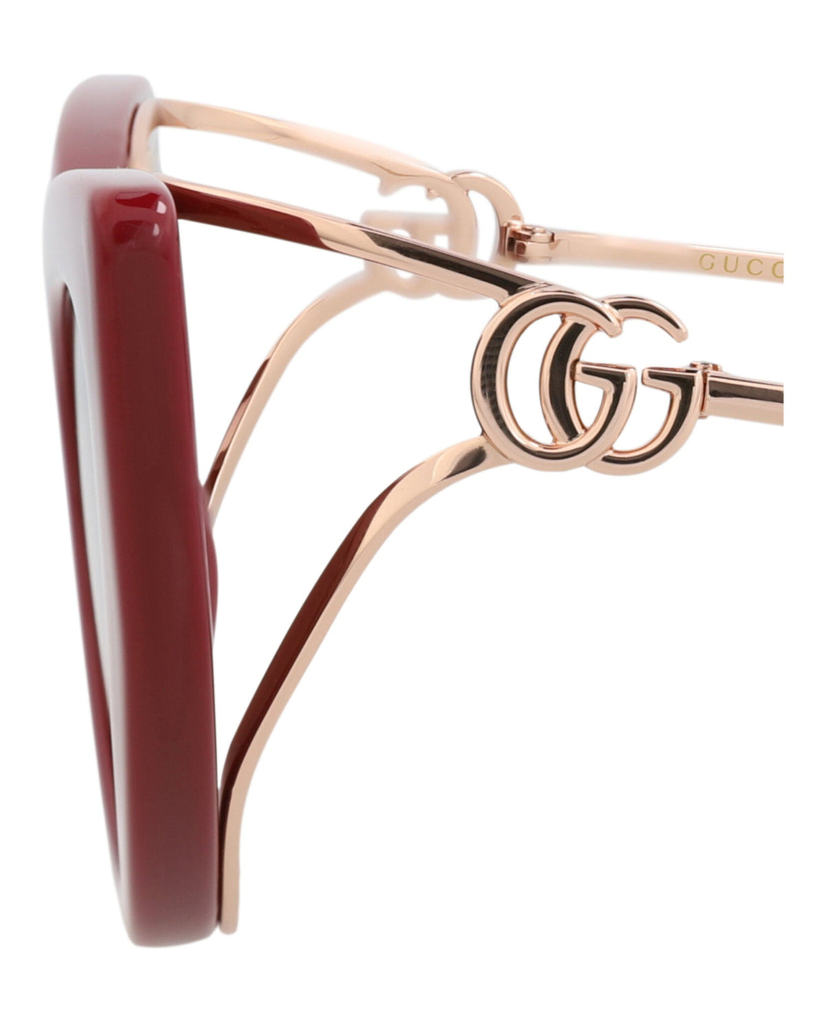 Cat Eye-Frame Injection Sunglasses