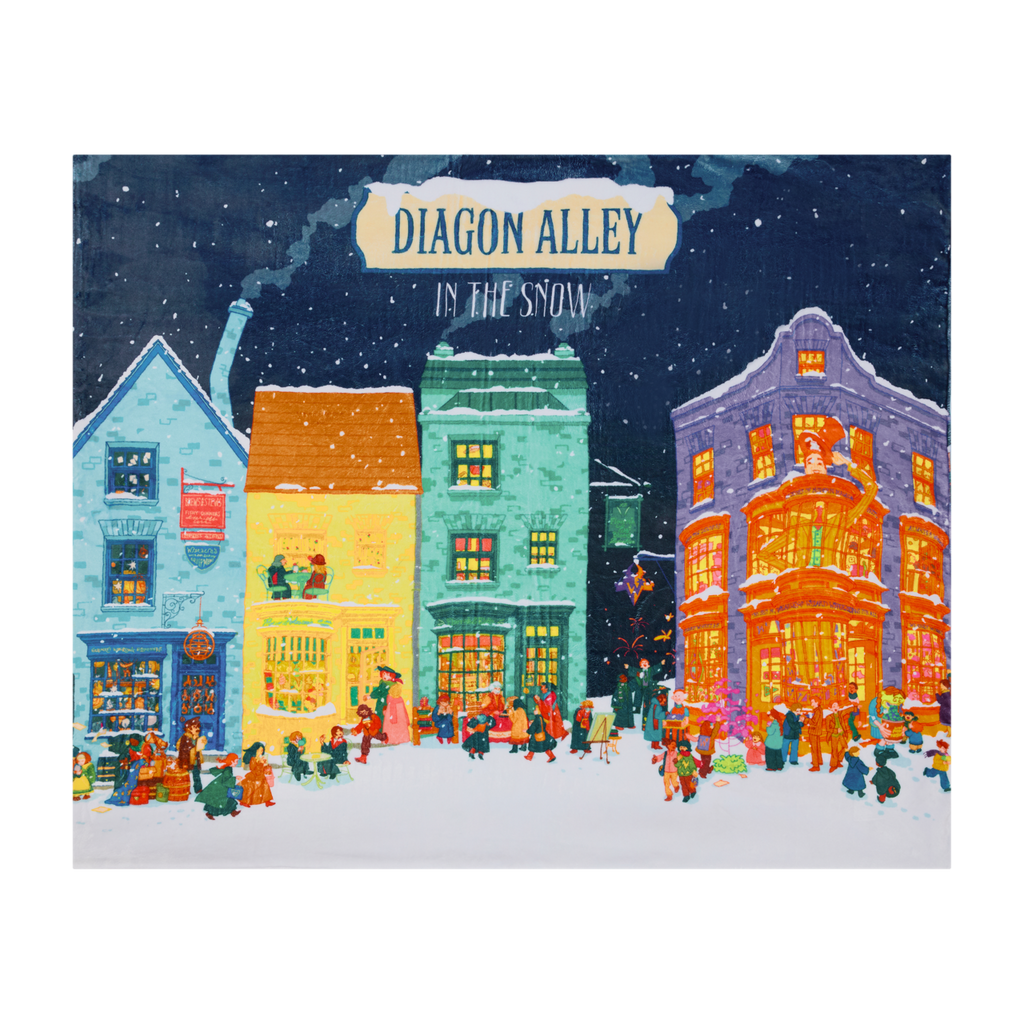 Diagon Alley Christmas Blanket