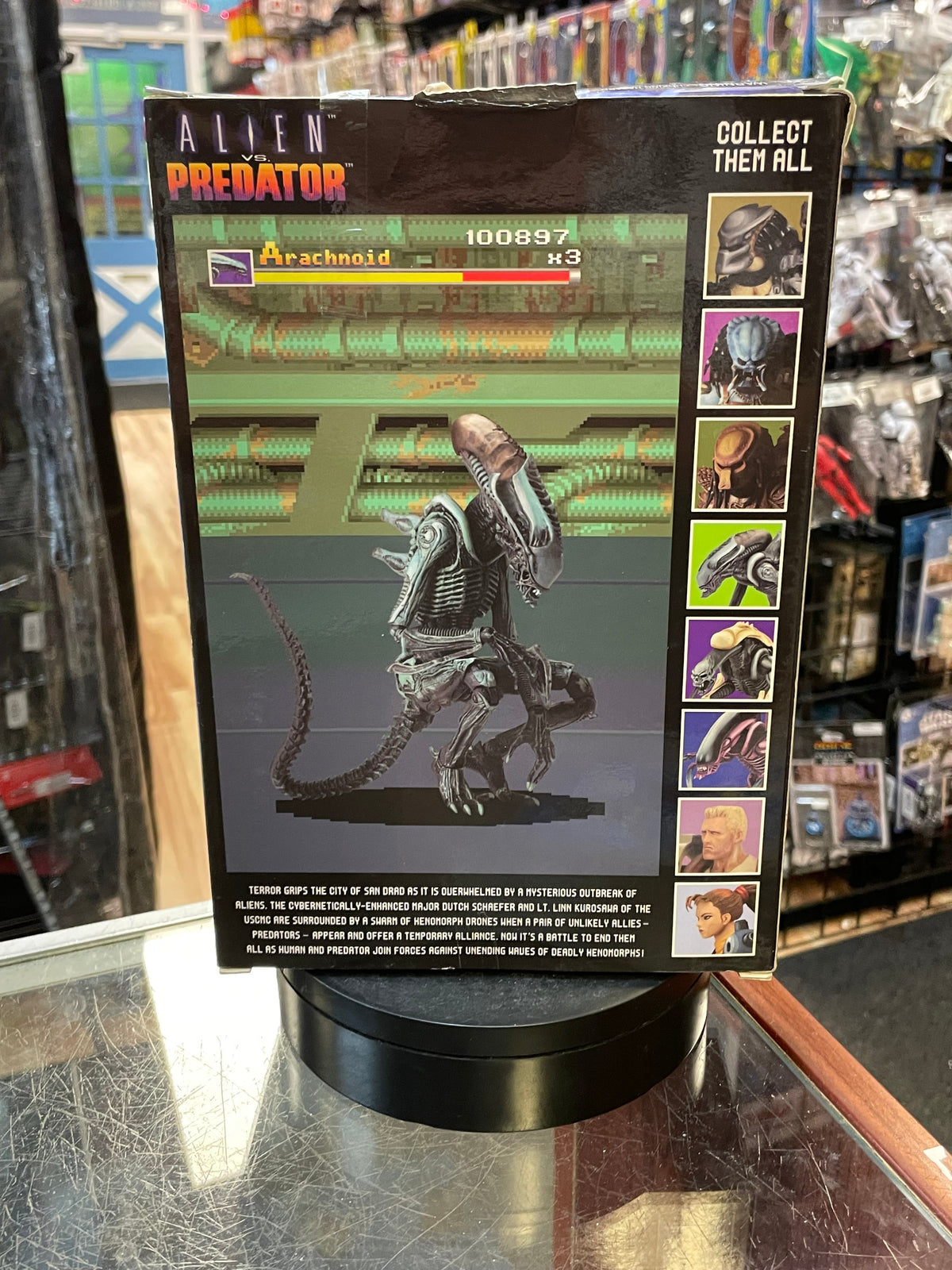 Arachinoid Alien (NECA, Predator vs Alien) **SEALED**