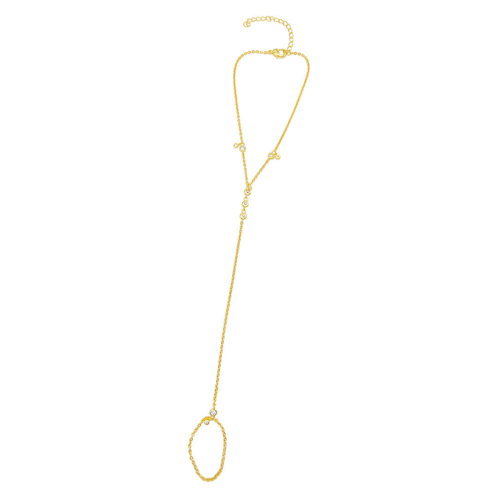 Adornia Hand Chain gold