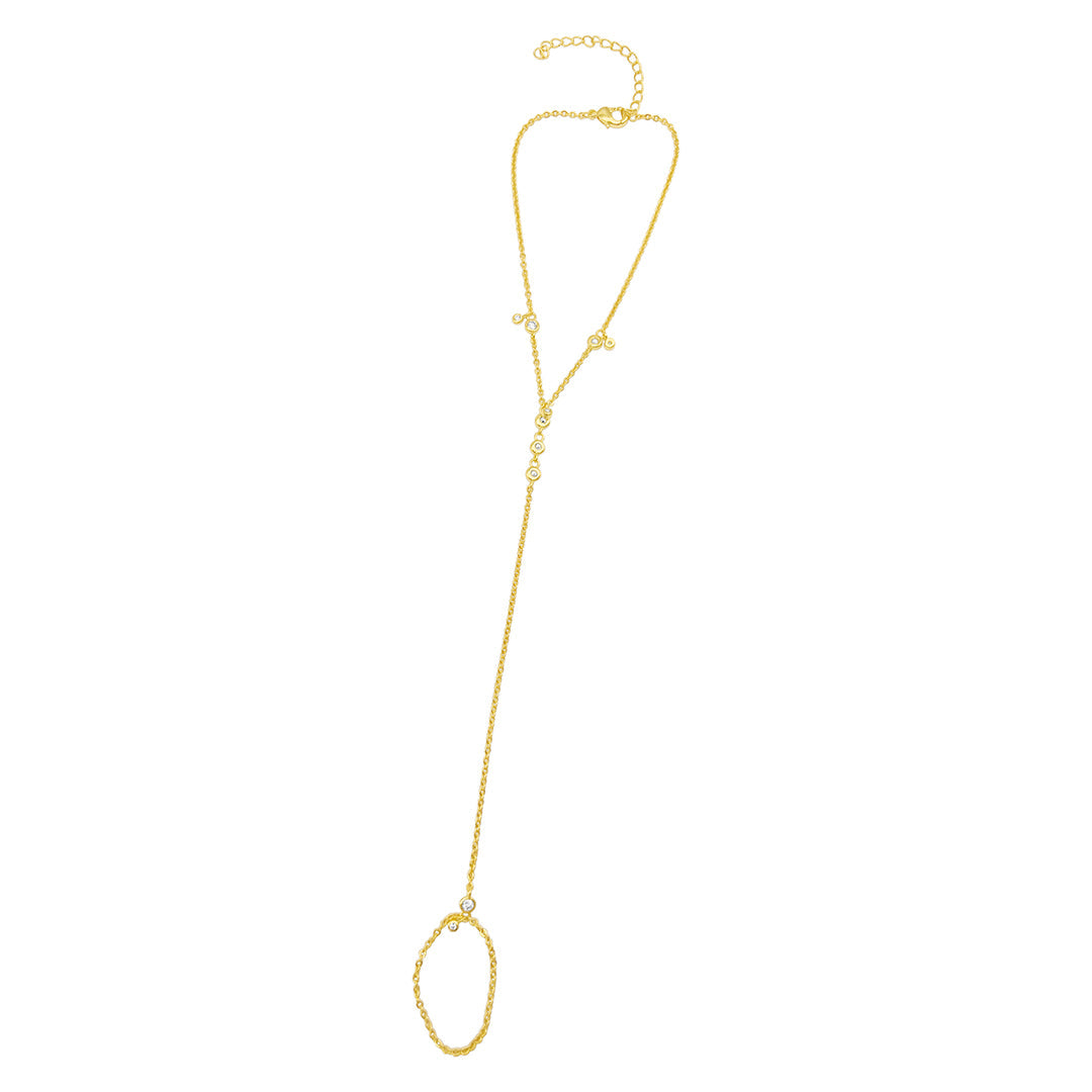 Adornia Hand Chain gold