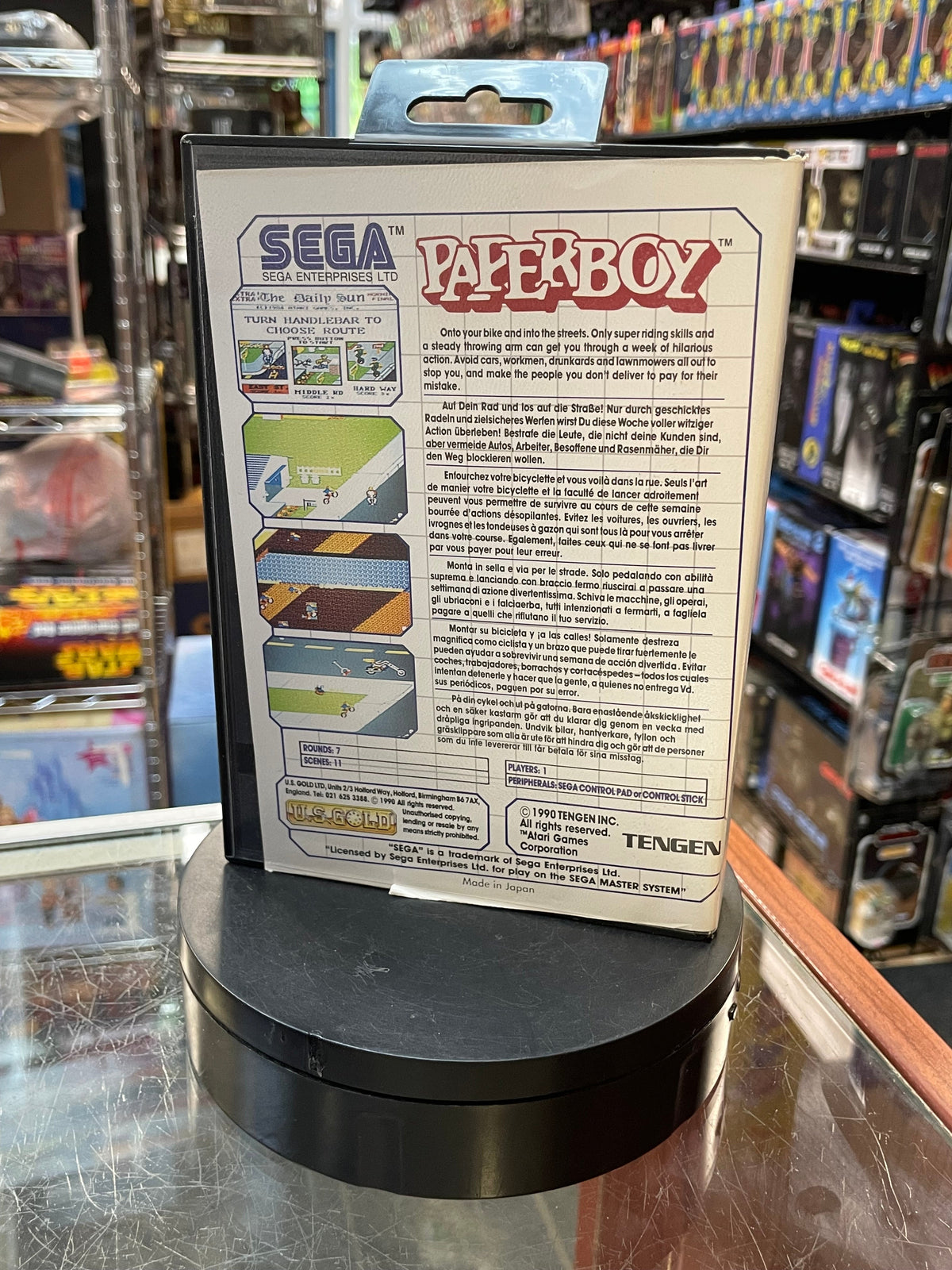 Paperboy UK (SEGA Master System SMS, Video Games) **COMPLETE**