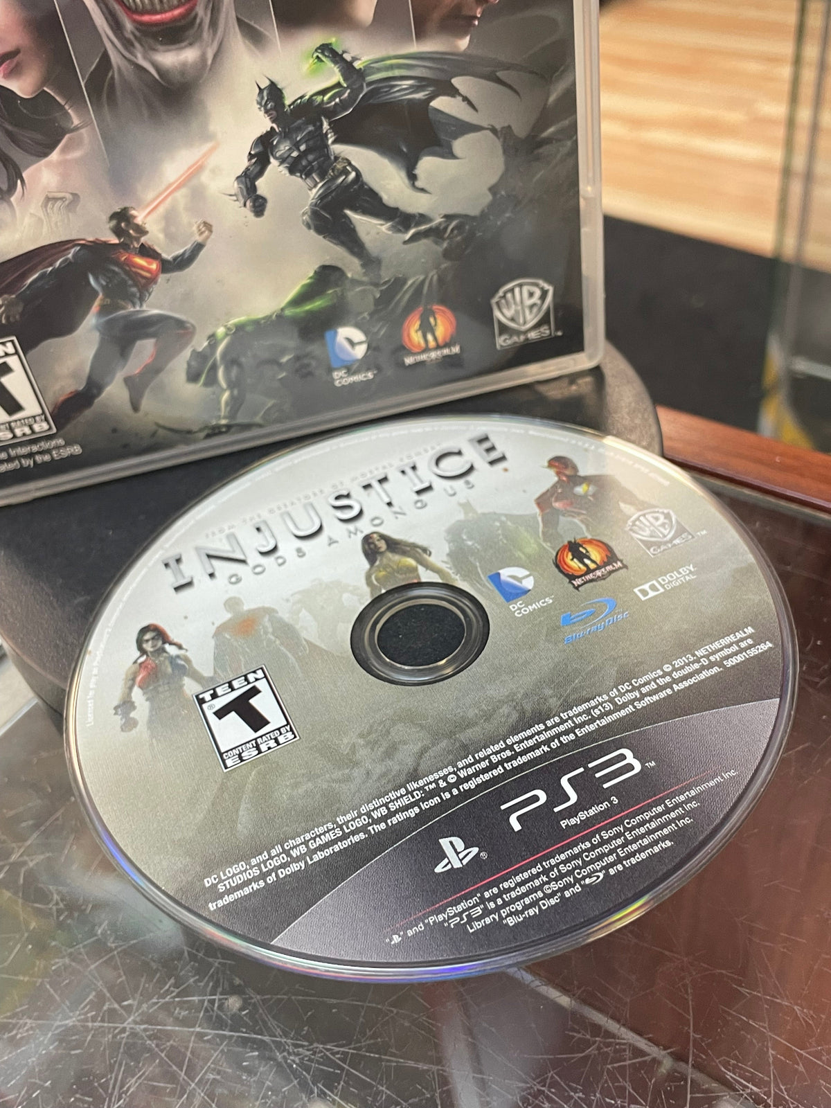 Injustice Gods Among Us (Sony Playstation PS3, Video Games) **TESTED**