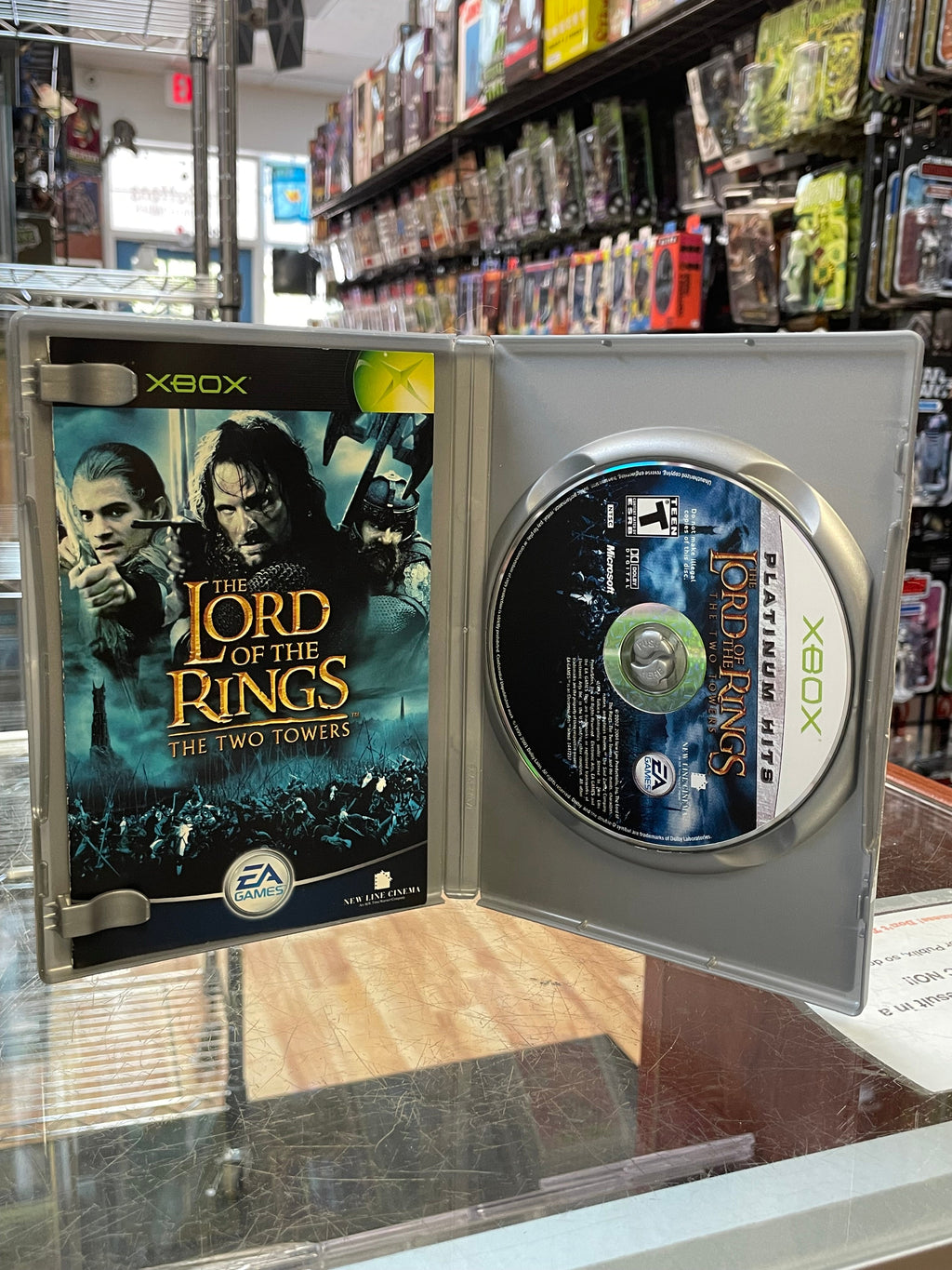 The Lord of The Rings The Two Towers (Xbox, EA, Video Game) **TESTED**