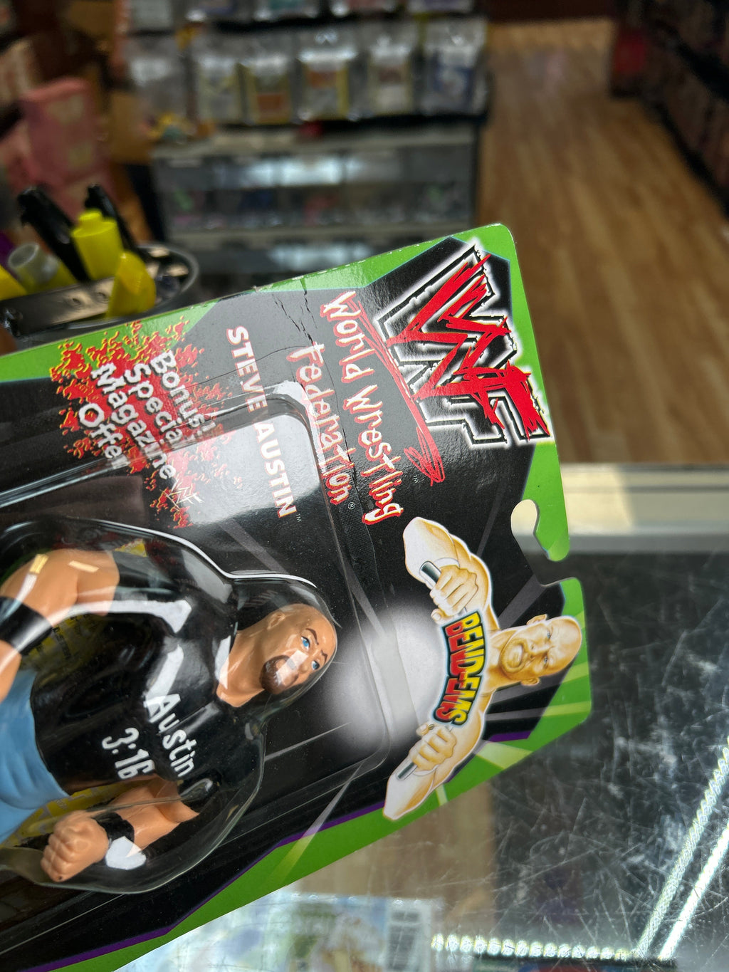 Steve Austin (Vintage WWF, JusToys) **SEALED**