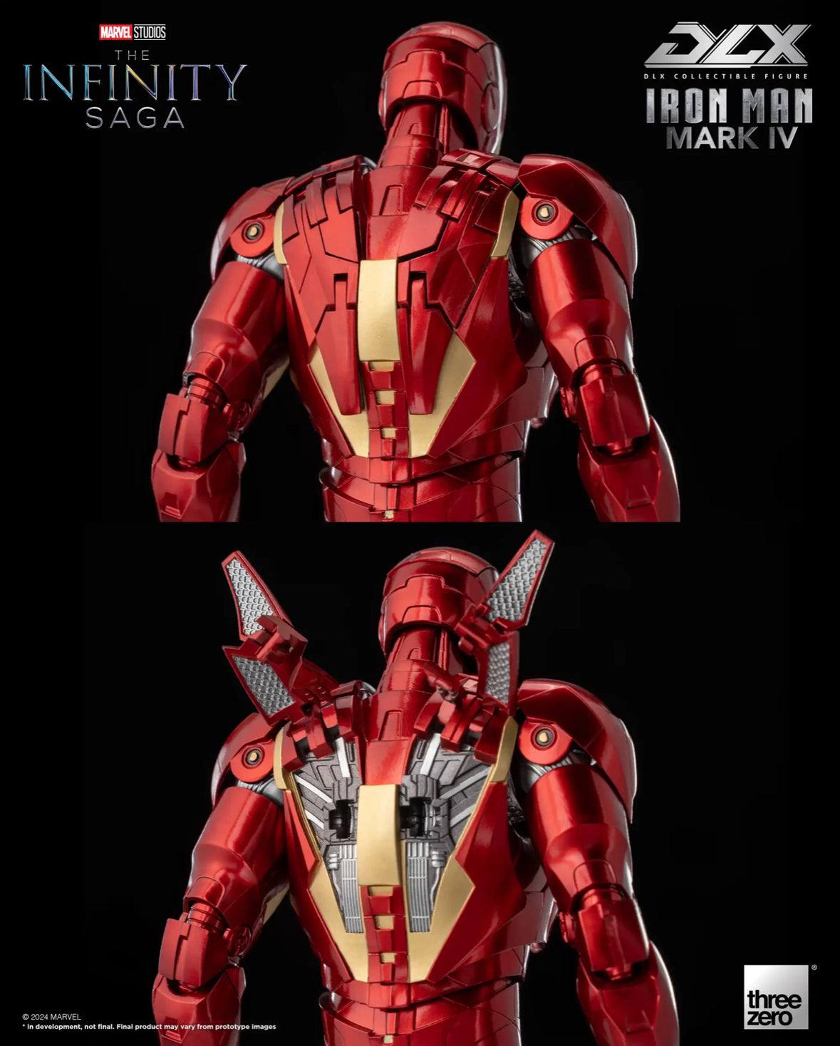 The Infinity Saga DLX Iron Man Mark IV Marvel 1/12 Scale by ThreeZero