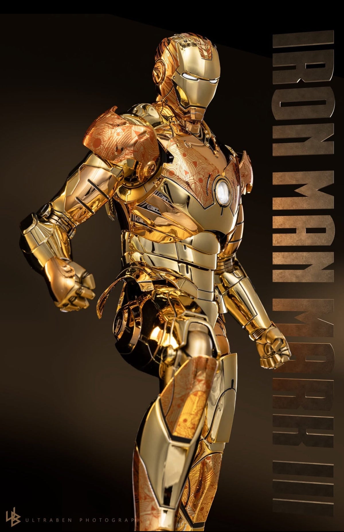 READY🔥Hot Toys MMS848d78 Iron Man Mark III (Golden & Copper Gold Version) Special Edition [Hot Toys Exclusive]