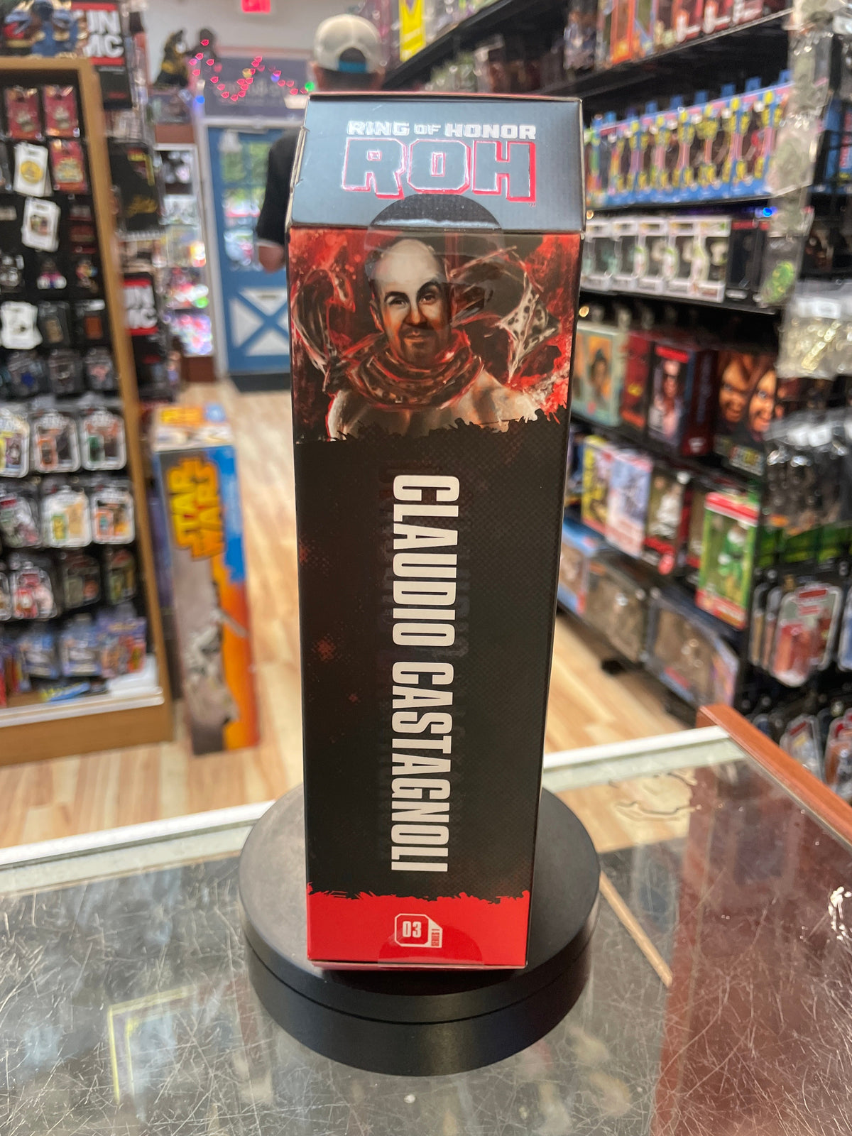 Claudio Castagnoli ROH (AEW Wrestling, Jazwares) **SEALED**