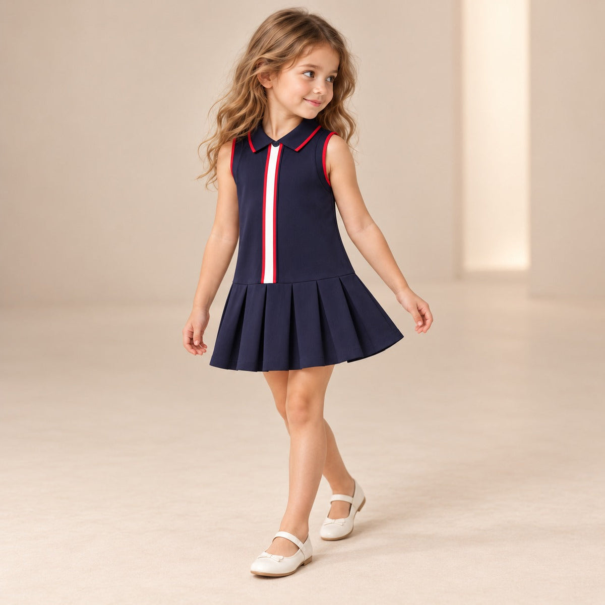 Arya Girls' Organic Cotton Dress