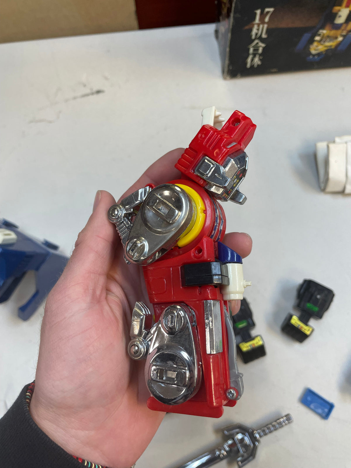 Super Combination Robot B/O 17 in 1 (Vintage Voltron KO, Hsiang Shan Toys)
