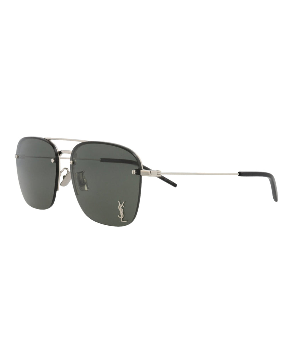 Aviator-Frame Metal Sunglasses