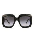 Square-Frame Injection Sunglasses