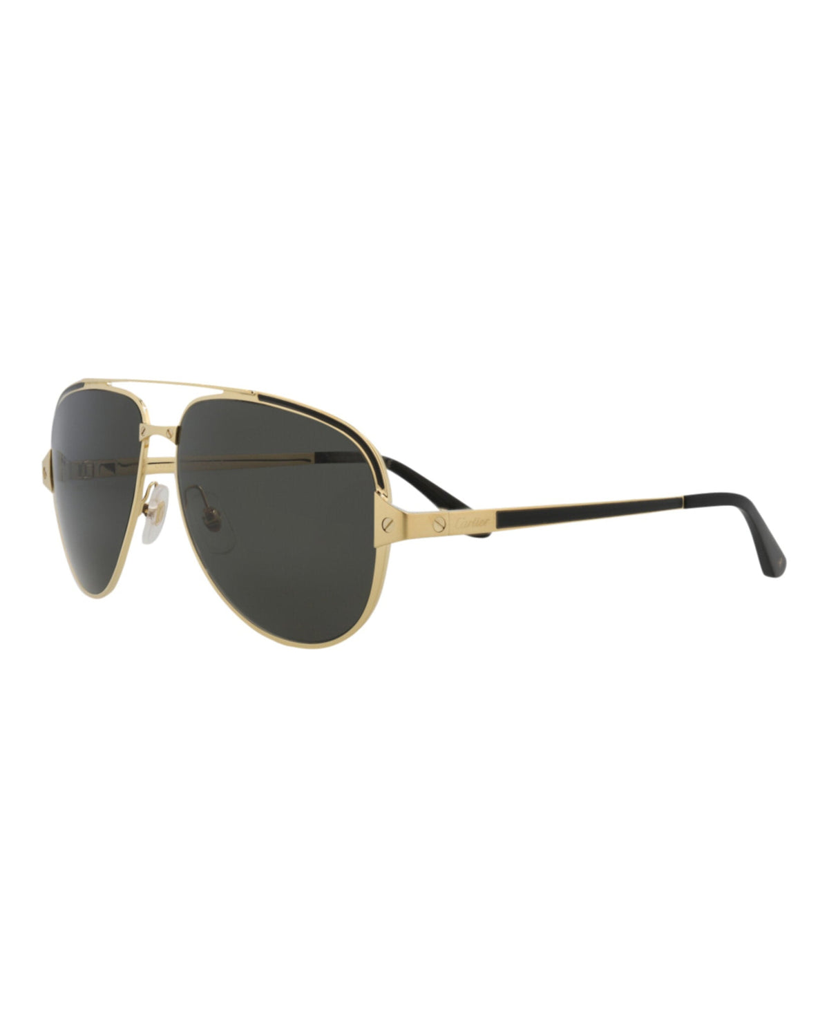 Aviator-Frame Metal Sunglasses