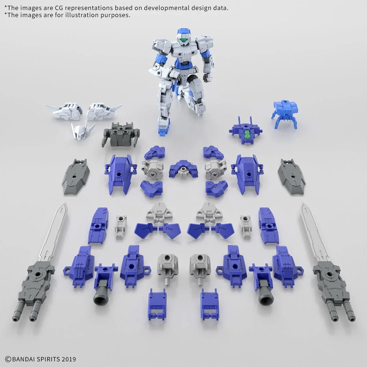30 Minutes Missions eEXM-17FA Full Armor Alto 1:144 Scale Model Kit