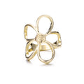 Gold Plated Flower Outline Ring