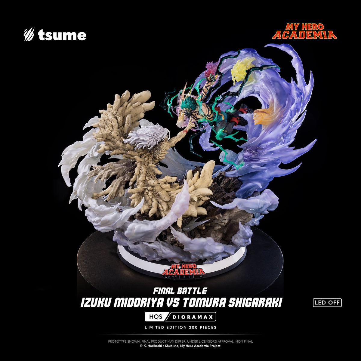 My Hero Academia: Final Battle Izuku Midoriya vs Tomura Shigaraki HQS Dioramax