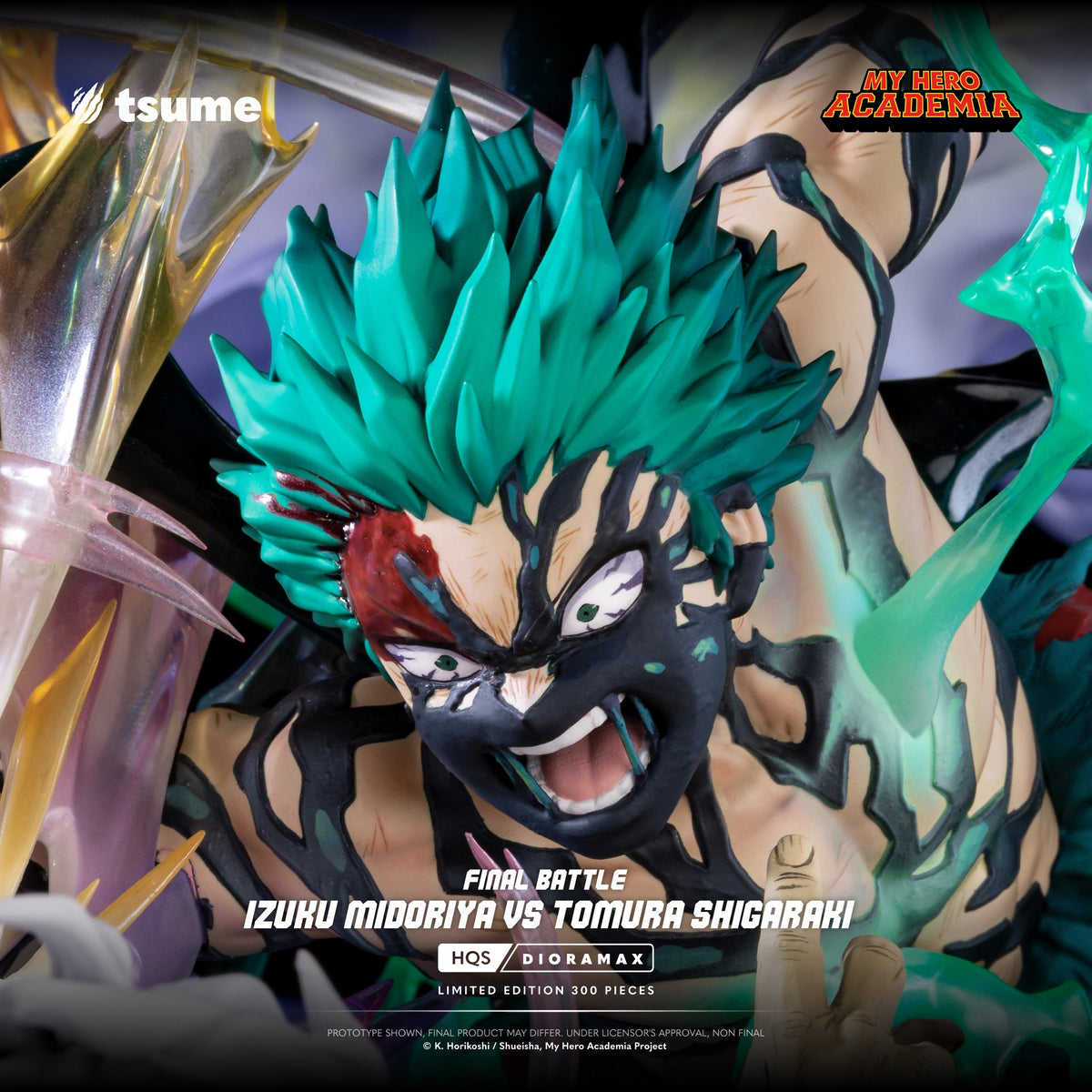 My Hero Academia: Final Battle Izuku Midoriya vs Tomura Shigaraki HQS Dioramax