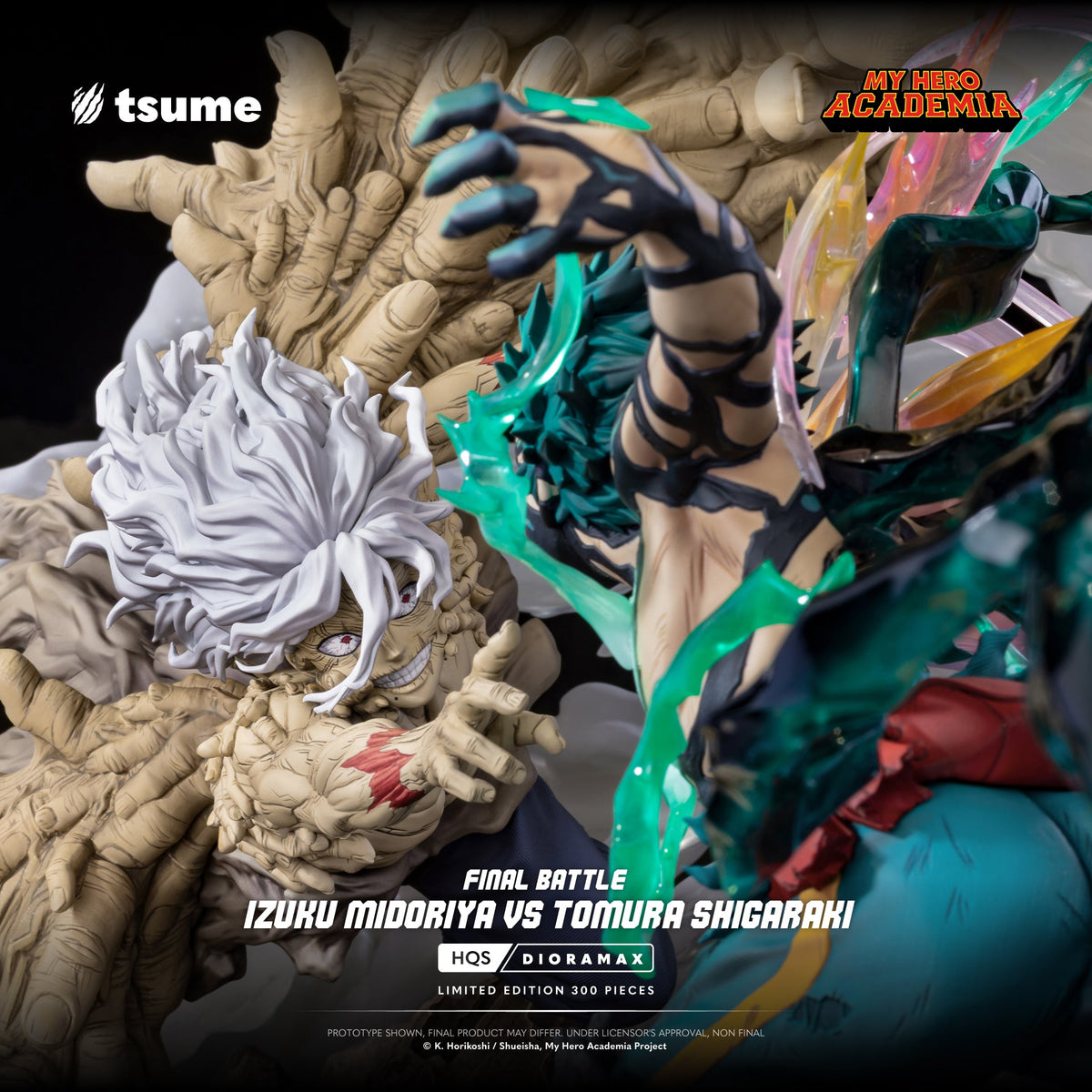 My Hero Academia: Final Battle Izuku Midoriya vs Tomura Shigaraki HQS Dioramax