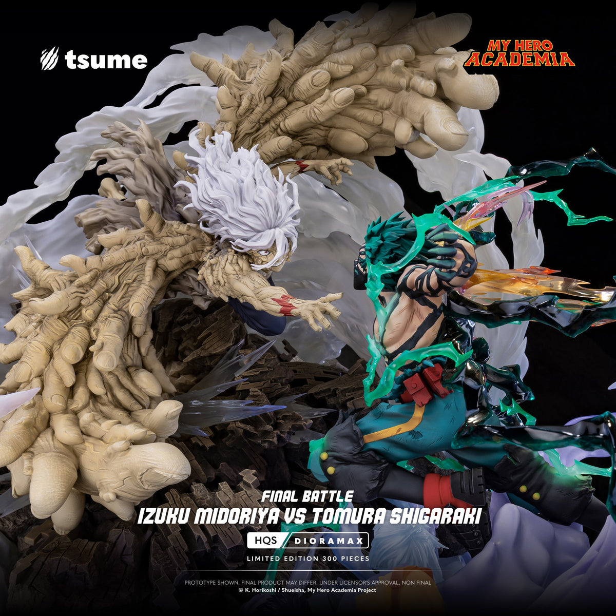 My Hero Academia: Final Battle Izuku Midoriya vs Tomura Shigaraki HQS Dioramax