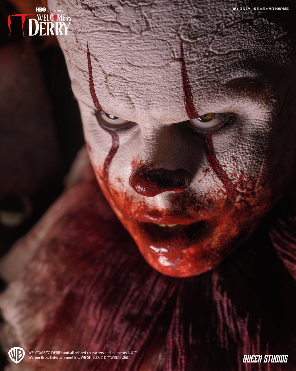 IT Welcome to Derry (Season 1): Pennywise 1/3 Statue Premium Version Set