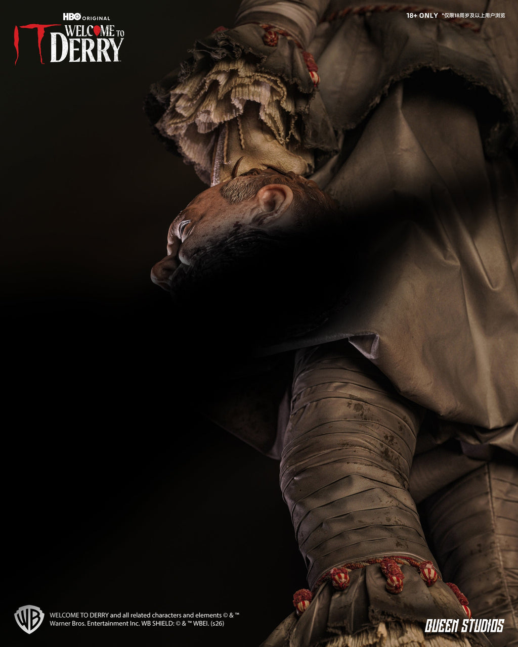 IT Welcome to Derry (Season 1): Pennywise 1/3 Statue Premium Version Set