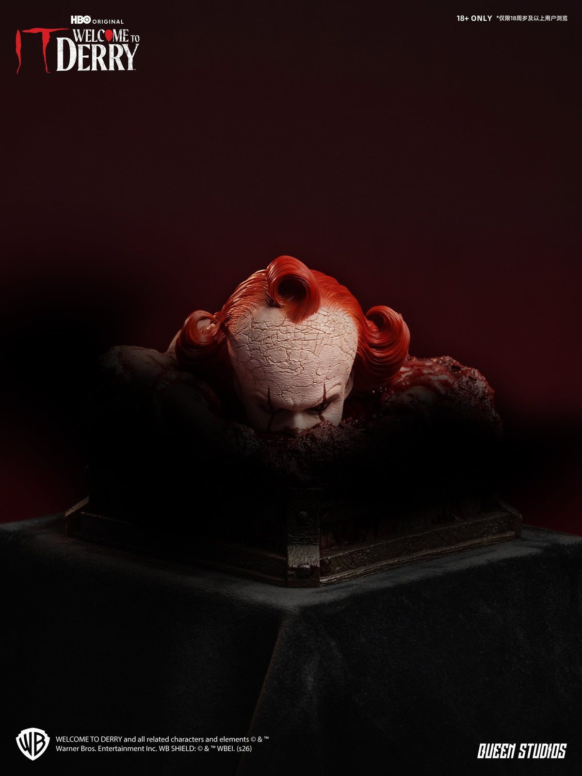 IT Welcome to Derry (Season 1): Pennywise 1/3 Statue Premium Version Set